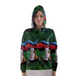 Magic Mushroom Hooded Wind Breaker (Women)