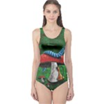 Magic Mushroom One Piece Swimsuit