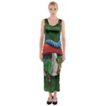 Magic Mushroom Fitted Maxi Dress