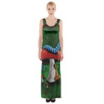 Magic Mushroom Maxi Thigh Split Dress