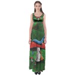 Magic Mushroom Empire Waist Maxi Dress