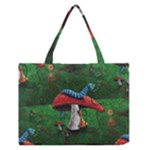 Magic Mushroom Medium Zipper Tote Bag