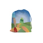 Yellow Brick Road Drawstring Pouch (Medium)