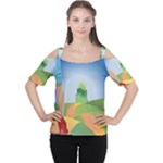 Yellow Brick Road Women s Cutout Shoulder Tee