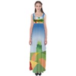 Yellow Brick Road Empire Waist Maxi Dress