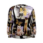 Cute Cat Collage 4 Women s Sweatshirt