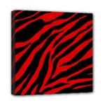 red  zebra  Mini Canvas 8  x 8  (Stretched)