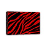 red  zebra  Mini Canvas 6  x 4  (Stretched)