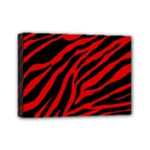 red  zebra  Mini Canvas 7  x 5  (Stretched)