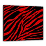 red  zebra  Canvas 24  x 20  (Stretched)