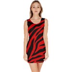 red  zebra  Bodycon Dress