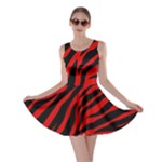 red  zebra  Skater Dress