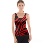 red  zebra  Tank Top