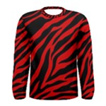 red  zebra  Men s Long Sleeve Tee