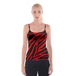 red  zebra  Spaghetti Strap Top