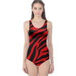 red  zebra  One Piece Swimsuit