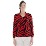 red  zebra  Wind Breaker (Women)