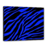 blue zebra Canvas 20  x 16  (Stretched)