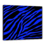 blue zebra Canvas 24  x 20  (Stretched)