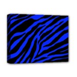 blue zebra Deluxe Canvas 14  x 11  (Stretched)