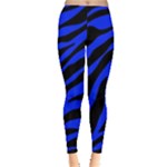 blue zebra Leggings 