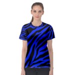 blue zebra Women s Sport Mesh Tee