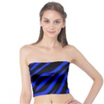 blue zebra Tube Top