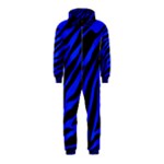 blue zebra Hooded Jumpsuit (Kids)