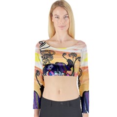 Long Sleeve Crop Top 