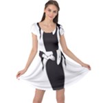 Halloween Sexy Witch Cap Sleeve Dress