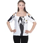 Halloween Sexy Witch Women s Cutout Shoulder Tee