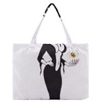 Halloween Sexy Witch Medium Zipper Tote Bag