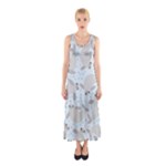 Manatees Sleeveless Maxi Dress