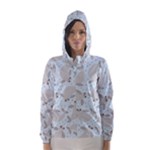 Manatees Hooded Wind Breaker (Women)