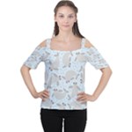 Manatees Women s Cutout Shoulder Tee