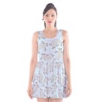 Manatees Scoop Neck Skater Dress