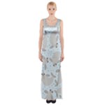 Manatees Maxi Thigh Split Dress