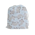 Manatees Drawstring Pouch (XL)