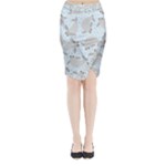 Manatees Midi Wrap Pencil Skirt