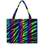 Zebra Rainbow Mini Tote Bag