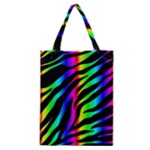 Zebra Rainbow Classic Tote Bag