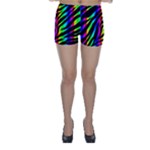 Zebra Rainbow Skinny Shorts