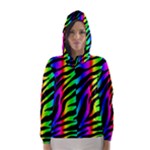 Zebra Rainbow Hooded Wind Breaker (Women)