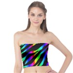 Zebra Rainbow Tube Top