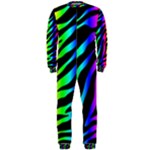 Zebra Rainbow OnePiece Jumpsuit (Men)