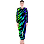 Zebra Rainbow OnePiece Jumpsuit (Ladies)