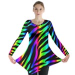 Zebra Rainbow Long Sleeve Tunic 