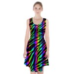 Zebra Rainbow Racerback Midi Dress