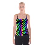 Zebra Rainbow Spaghetti Strap Top