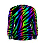 Zebra Rainbow Women s Sweatshirt